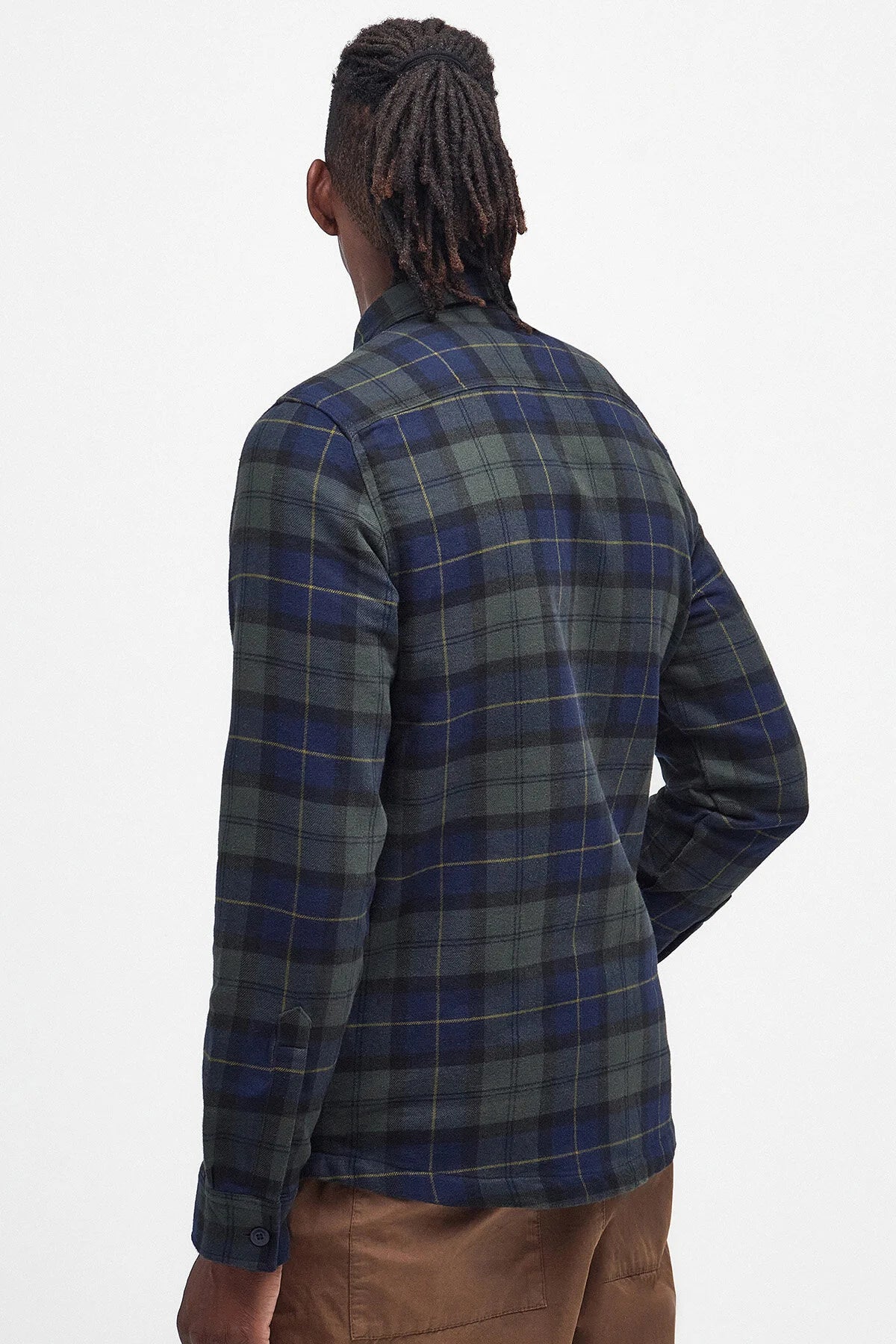Cannich Overshirt - OLIVE NIGHT TARTAN