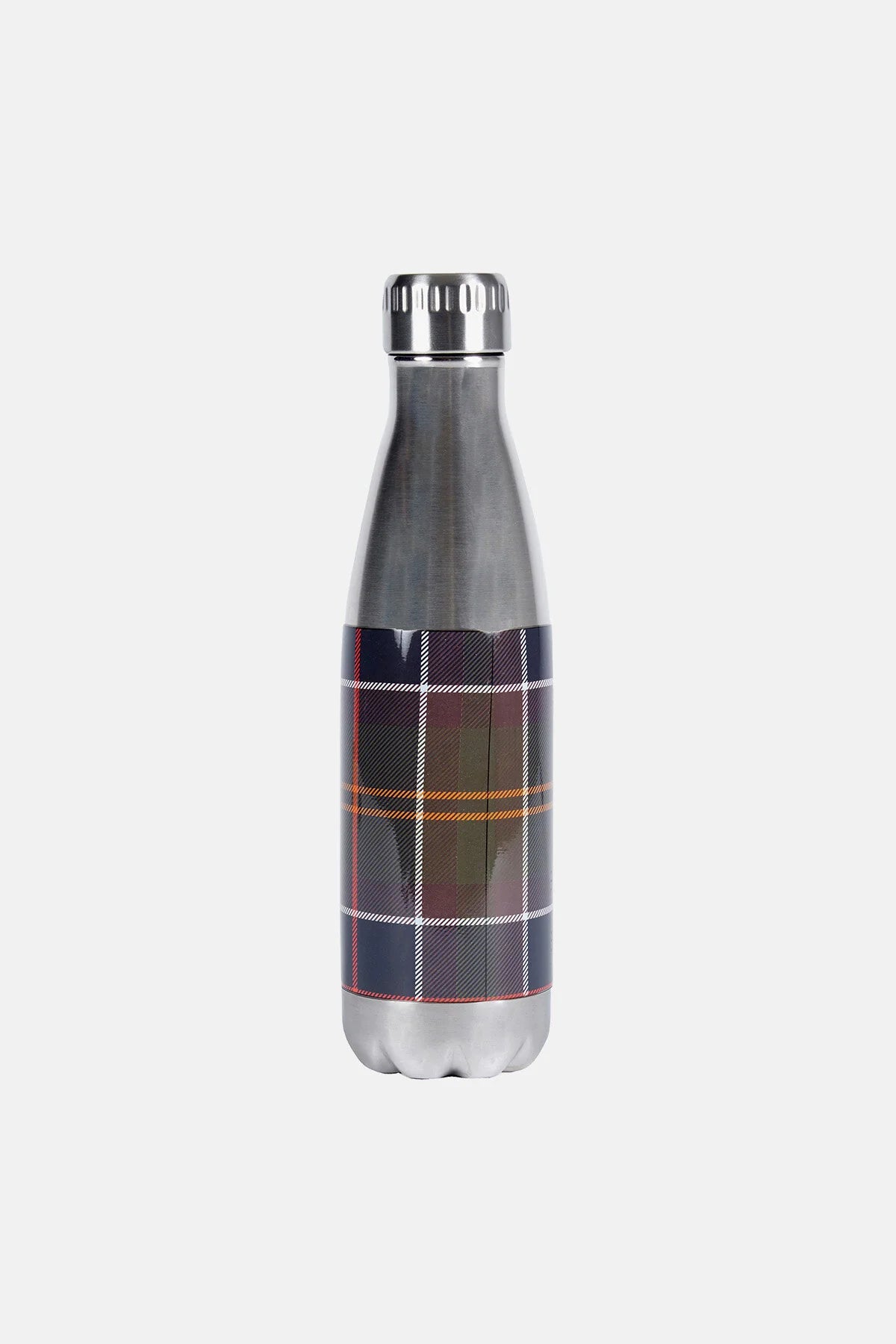 Steel Water Bottle with logo - CLASSIC TARTAN