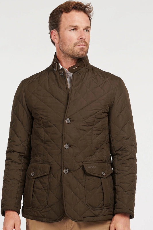 Quilted Lutz Jacket - OLIVE