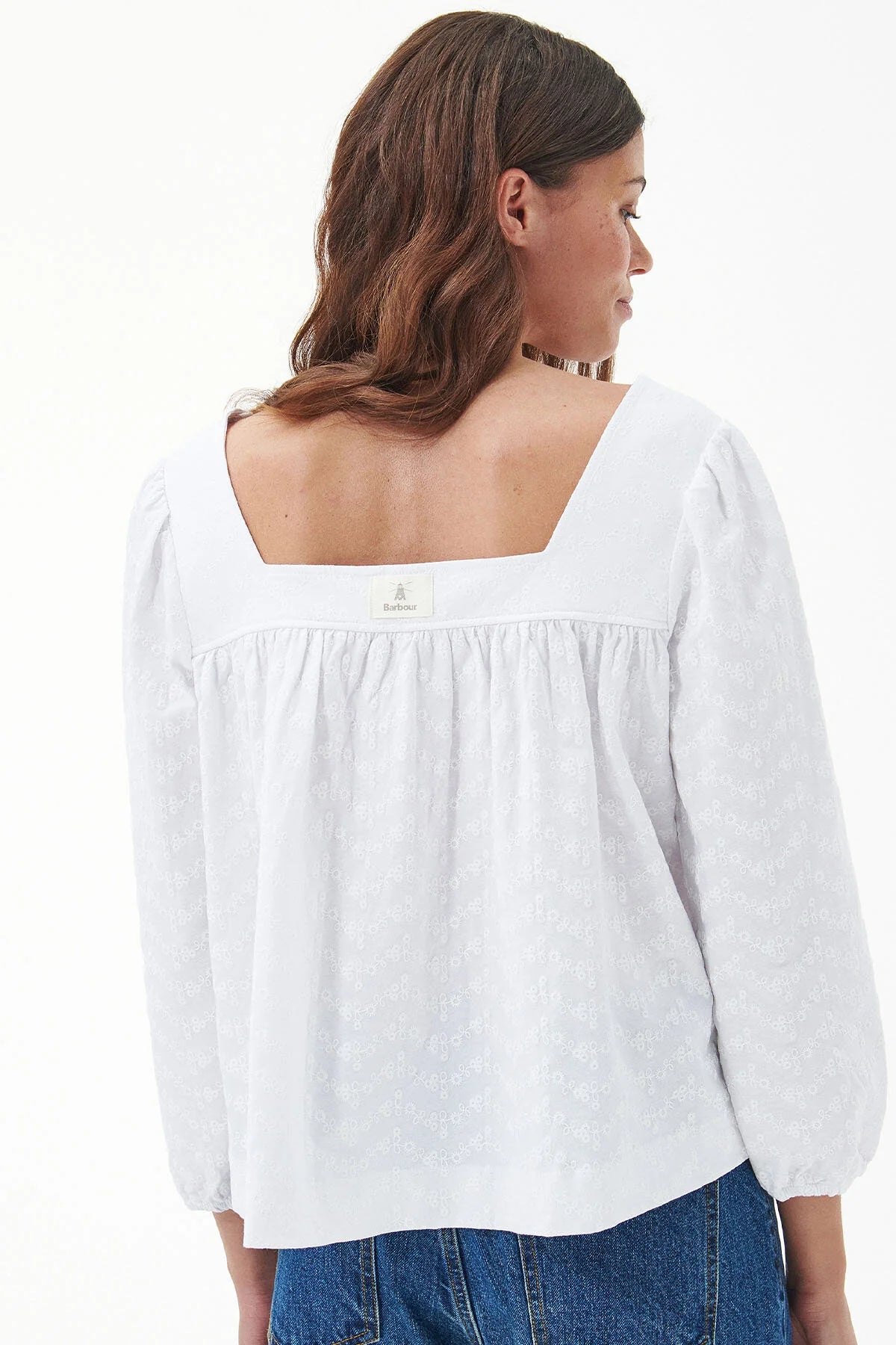 Delphinium top - WHITE