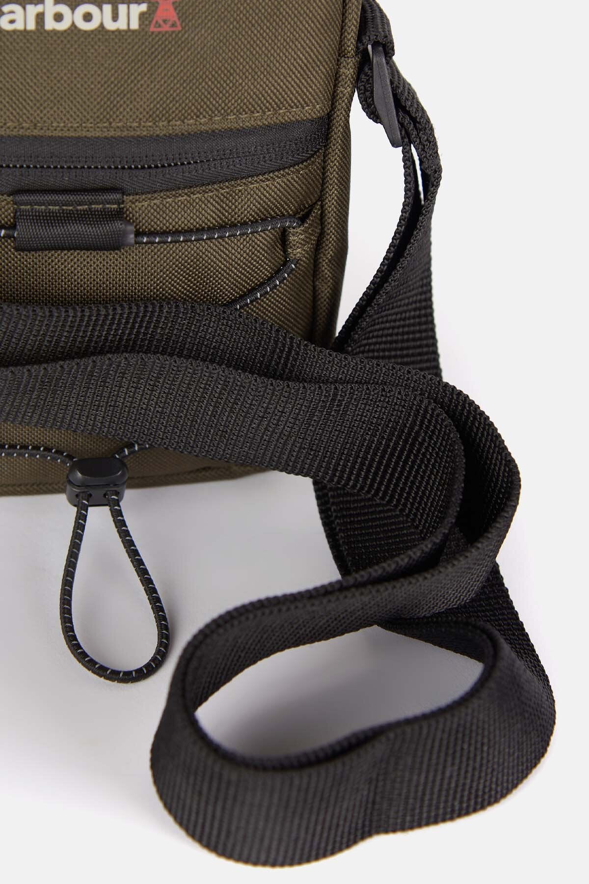 Arwin Canvas Crossbody Bag - OLIVE/BLACK