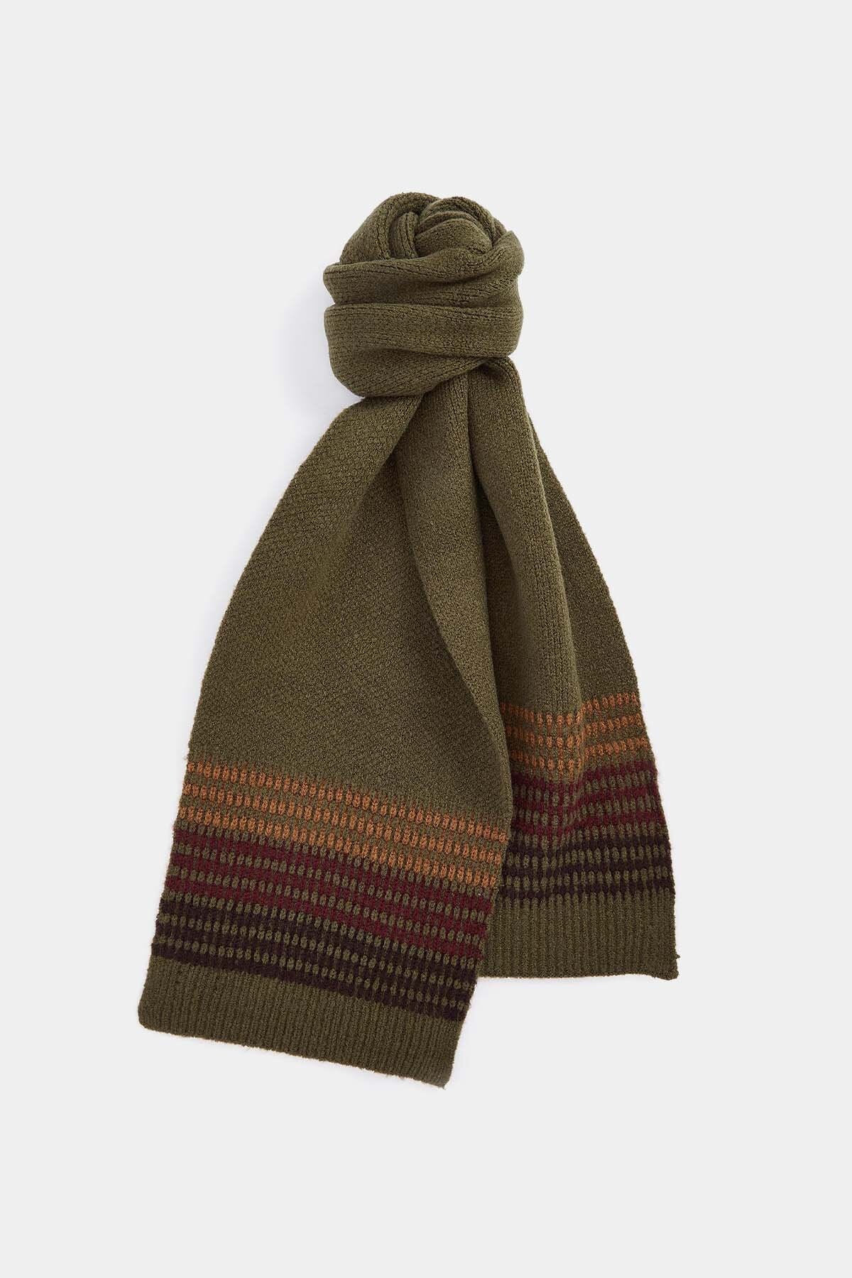 Branton Beanie and Scarf Gift Set - ARMY GREEN