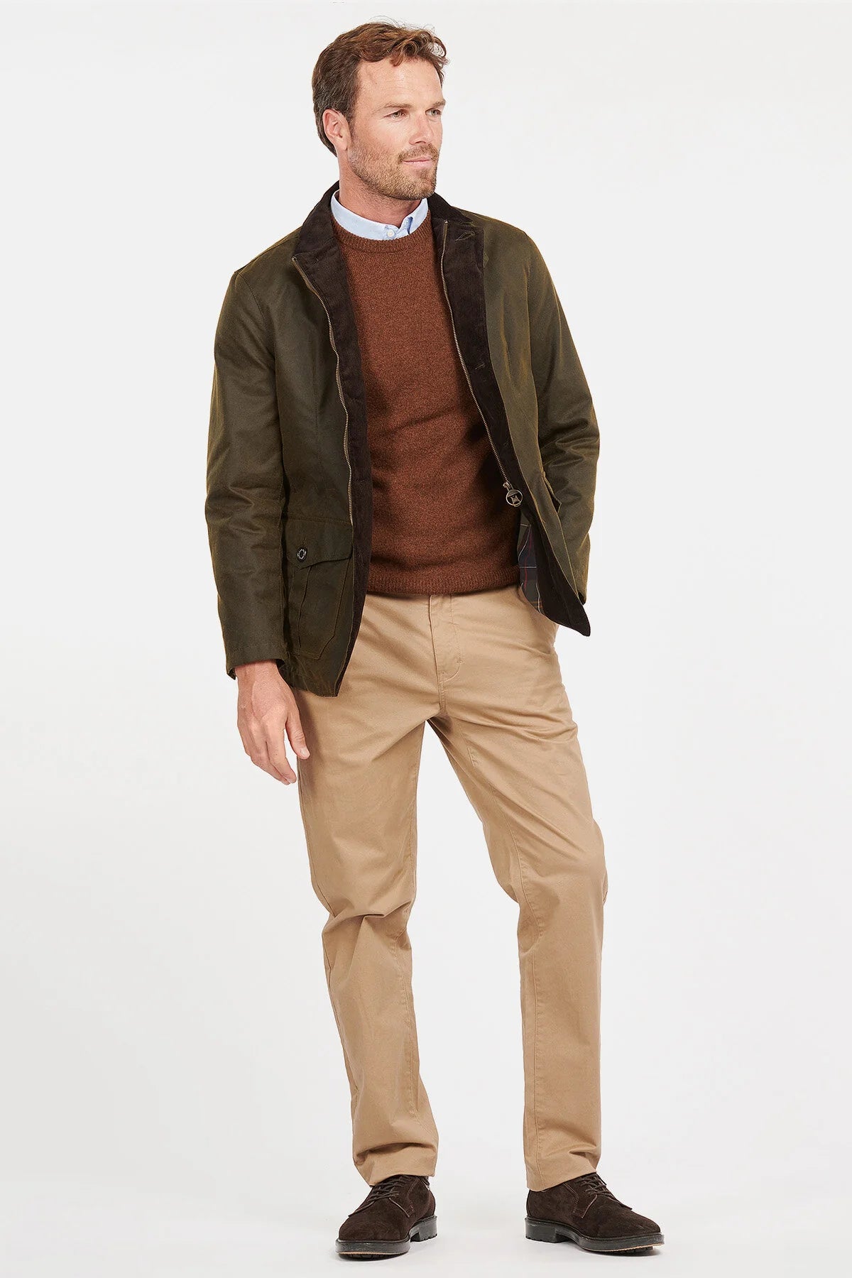 Lutz Wax Jacket - OLIVE