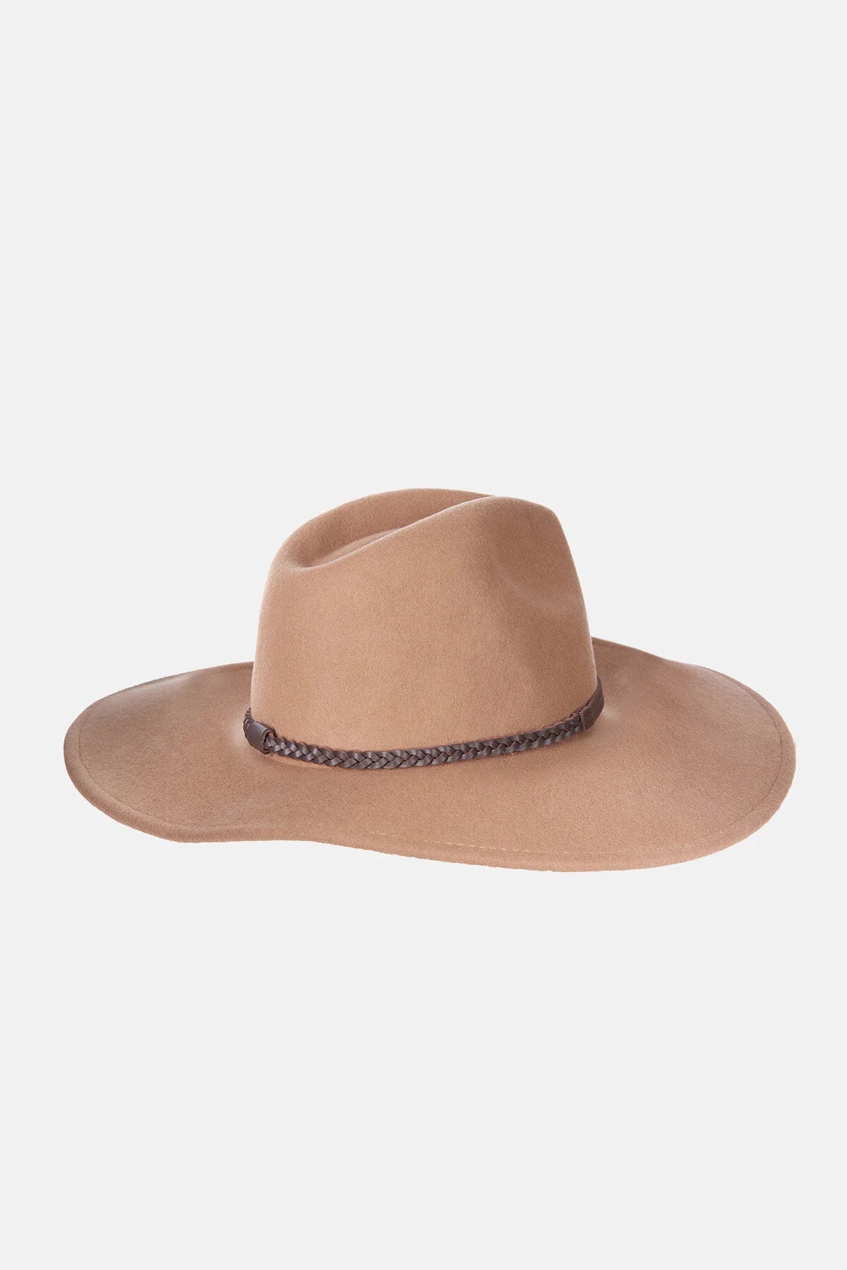 Pure Wool Fedora - CAMEL