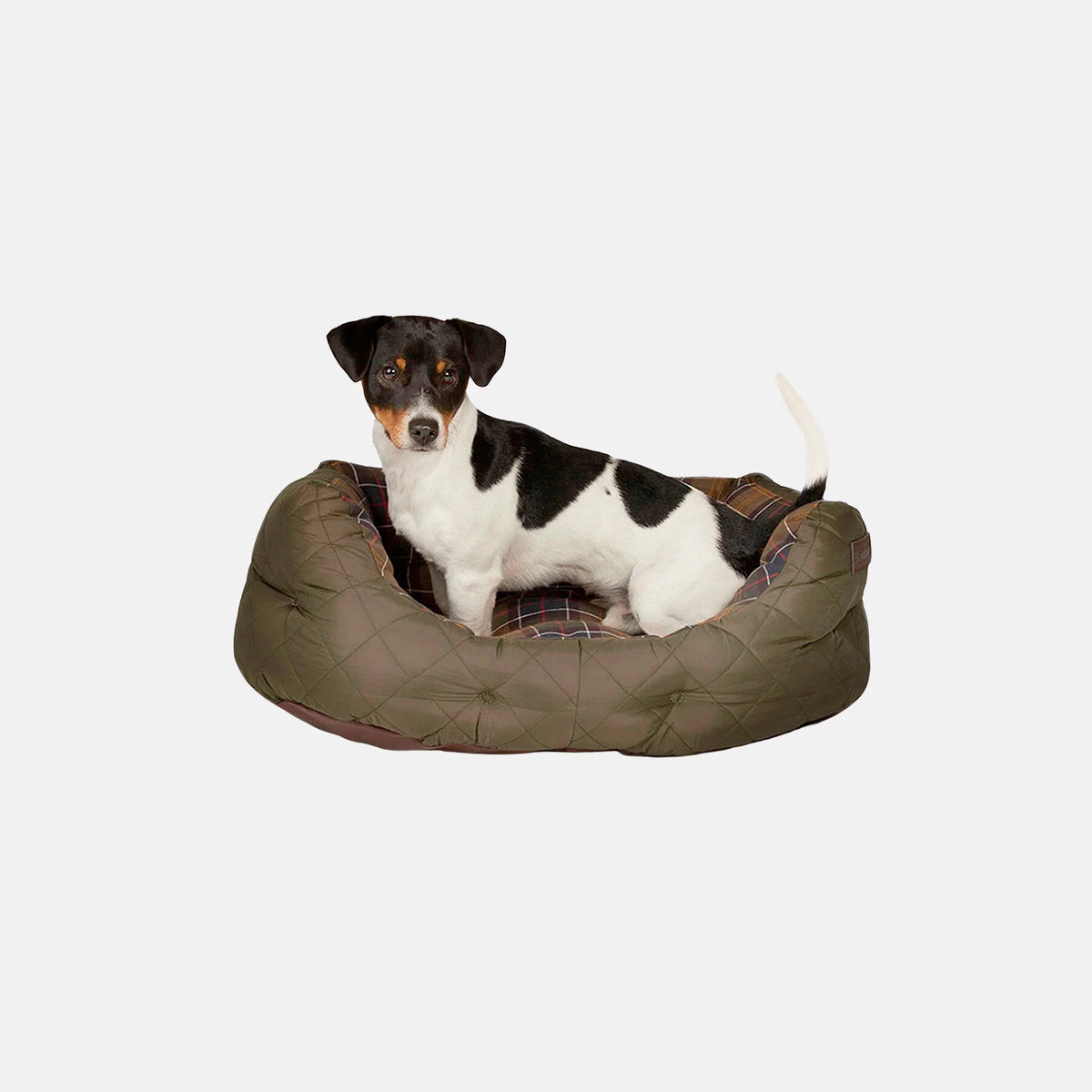 Quilted Dog Bed 24in - OLIVE