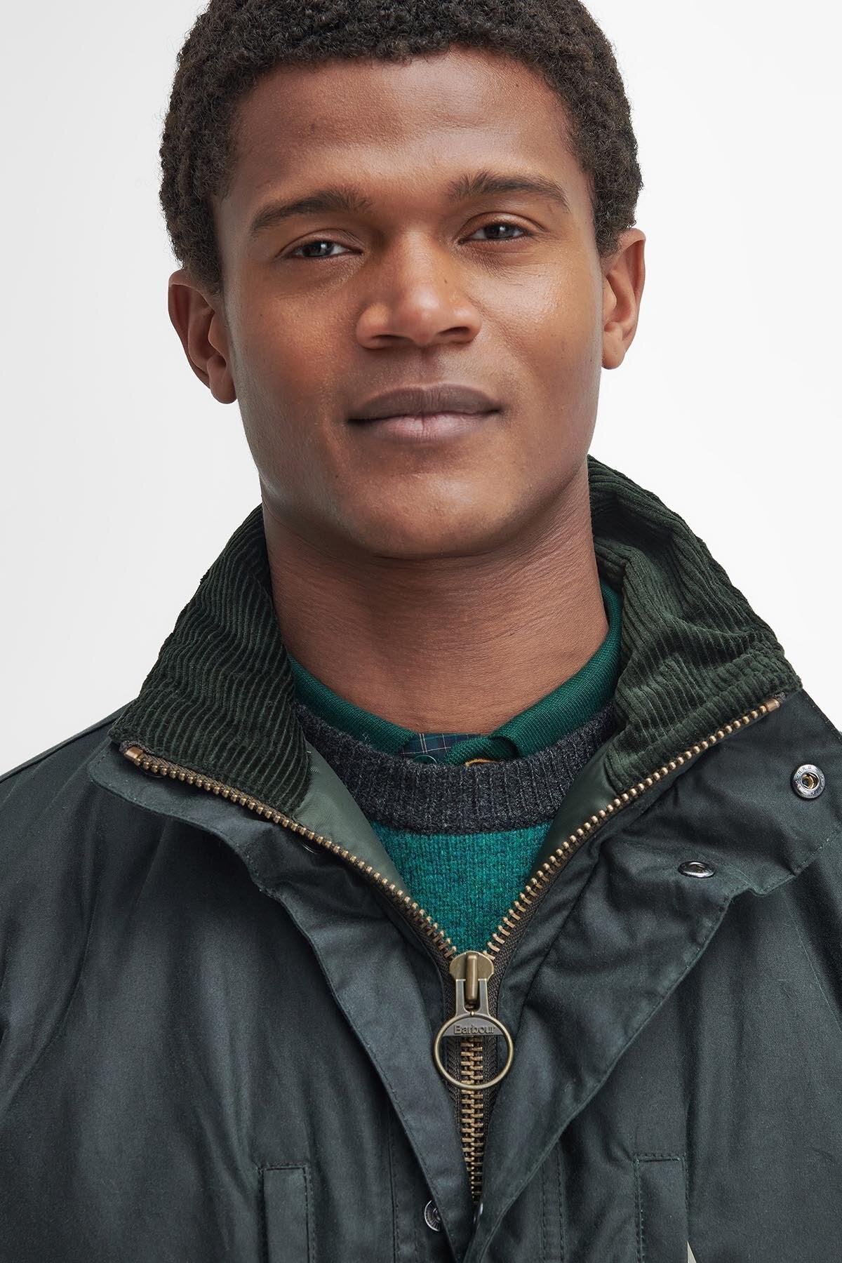 Falstone Waxed Jacket - SAGE
