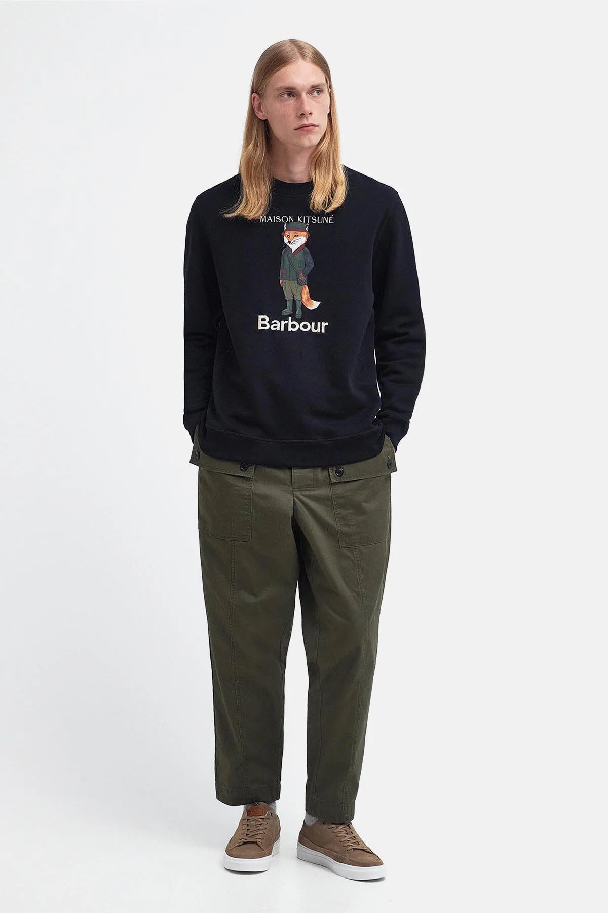 Beaufort Fox Sweatshirt - BLACK