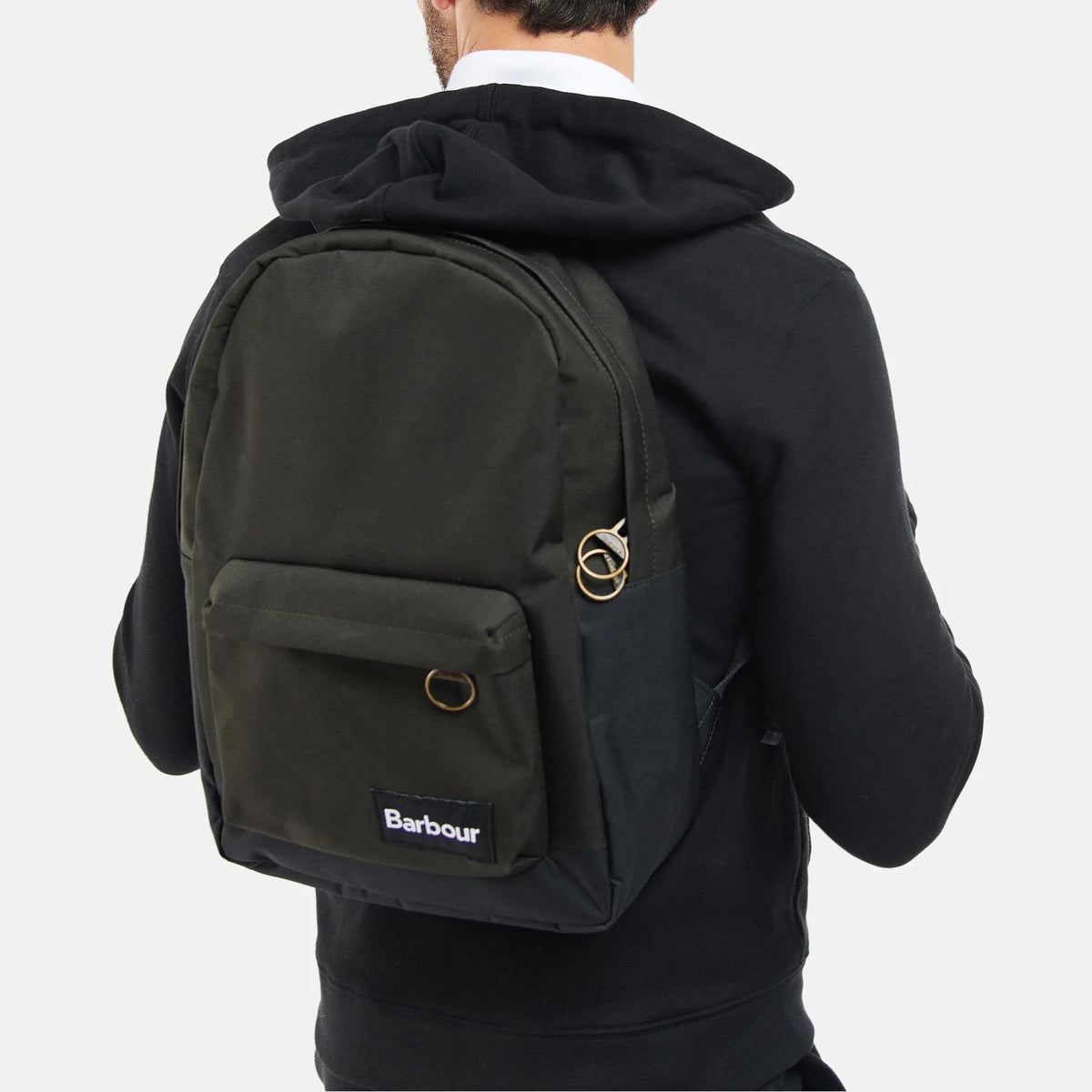Highfield Canvas Backpack - NAVY/OLIVE