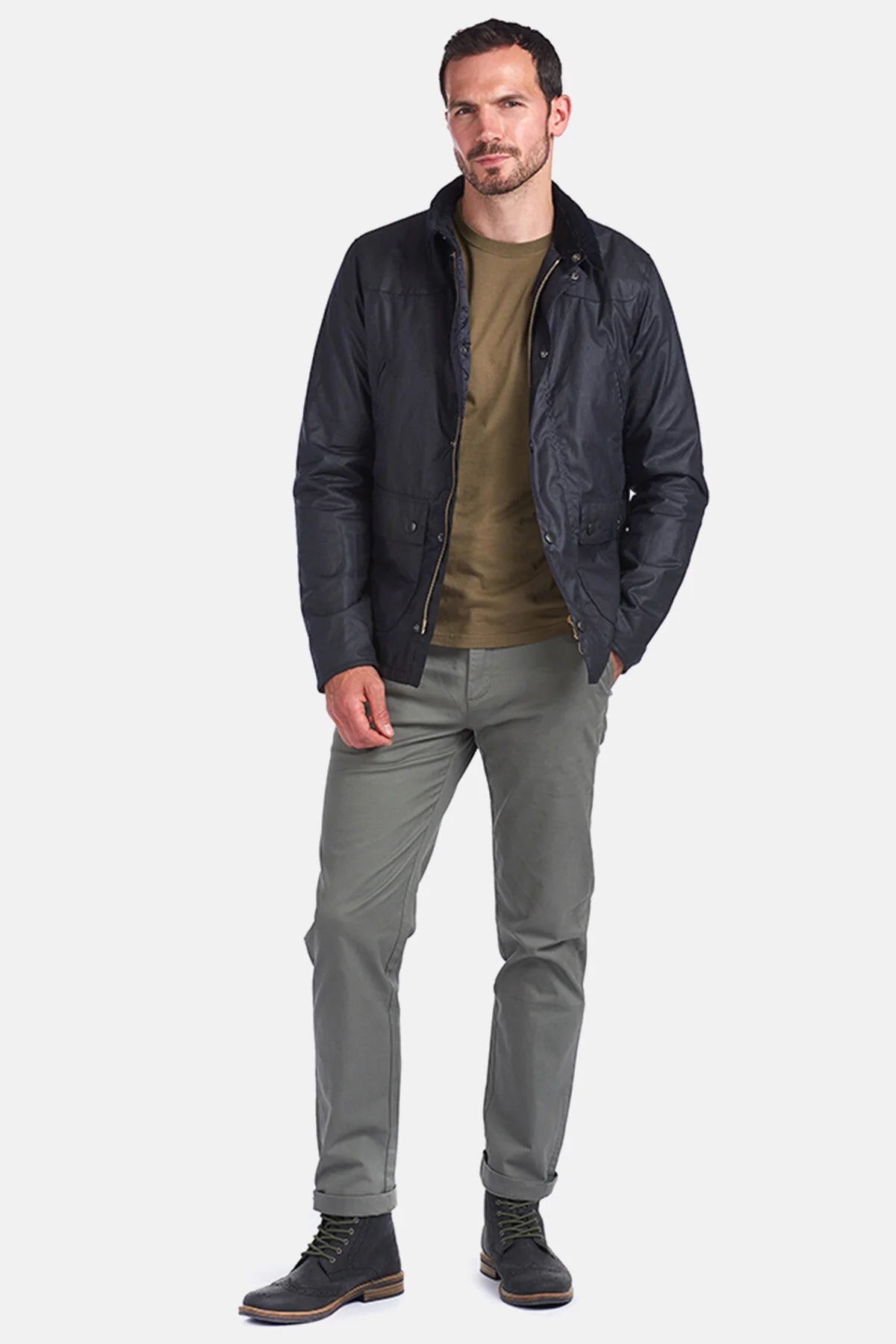Reelin Wax Jacket - NAVY