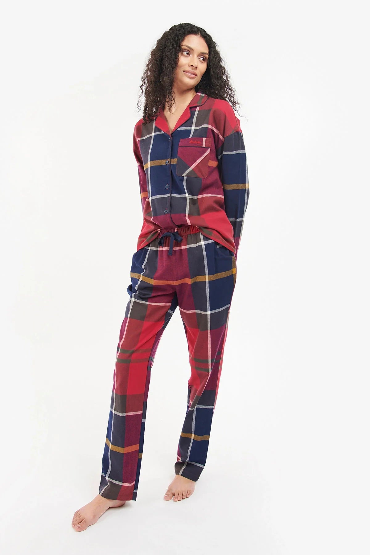 Large Scale Ellery PJ Set - LARGE RED TARTAN