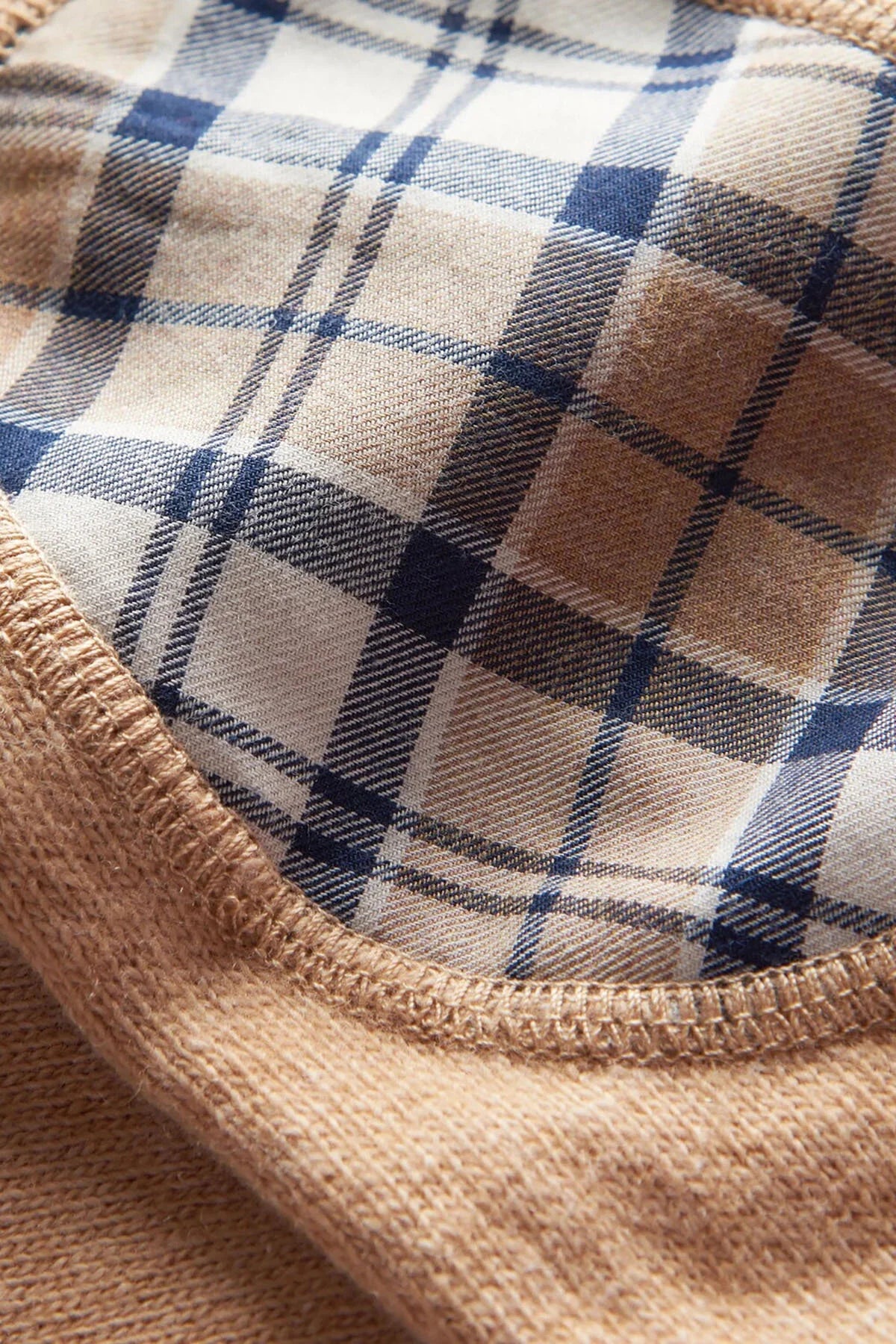 Roll Collar Sweater - CARAMEL HESSIAN TART