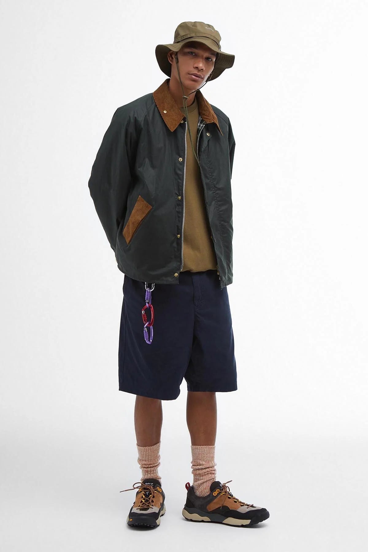 Oversized Transport Waxed Jacket - SAGE