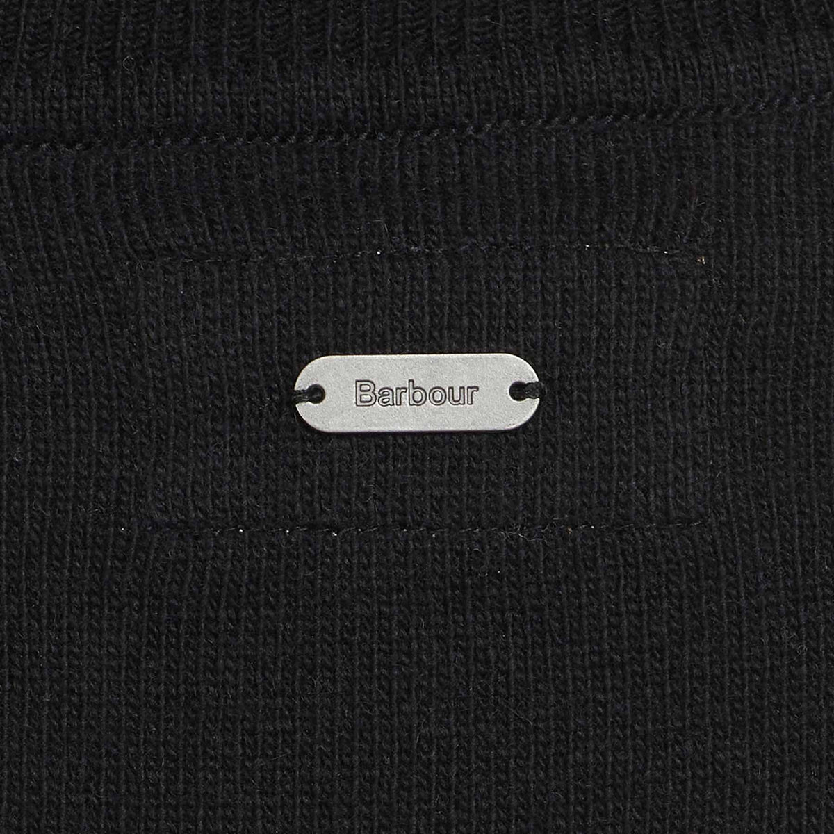 Roll Collar Sweater - BLACK HESSIAN TARTAN