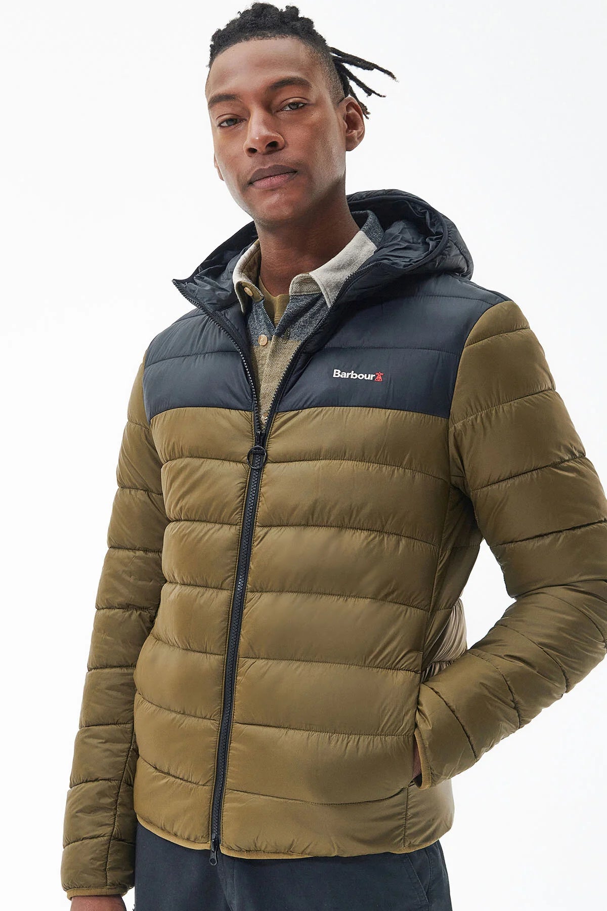 Kendle Baffle Quilted Jacket - BEECH