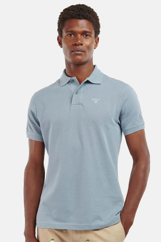 Sports Polo Shirt - WASHED BLUE