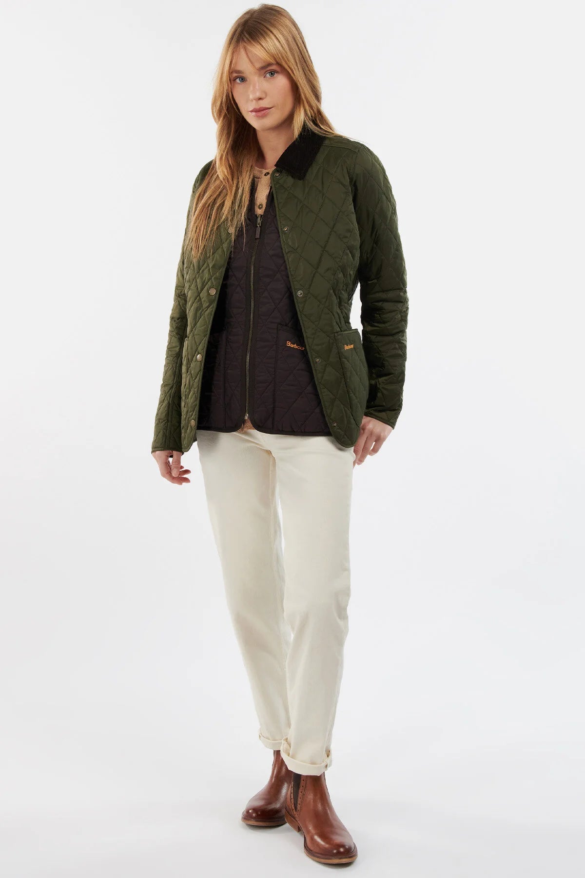 Quilted Jacket - OLIVE