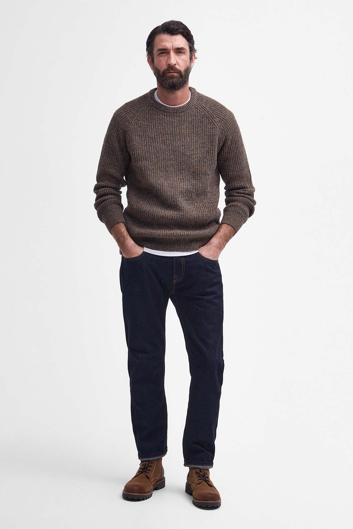 Horseford Crew Neck Jumper - SANDSTONE