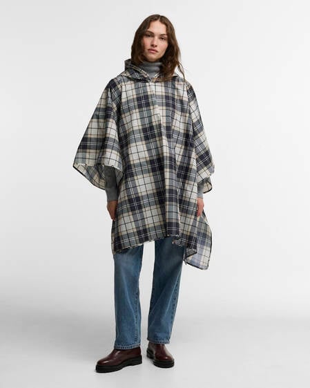 Portree Tartan Showerproof Poncho