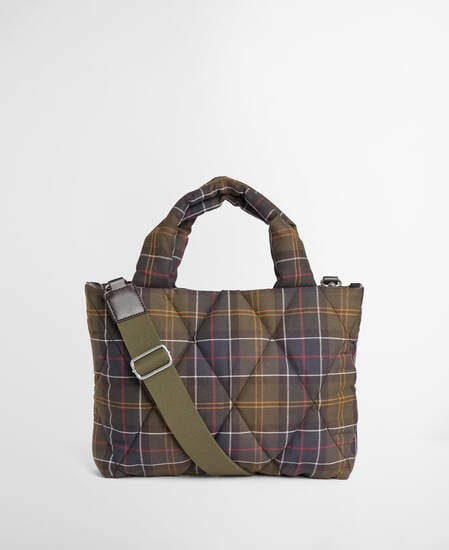 Barbour x A.P.C. Tartan Quilted Crossbody Bag