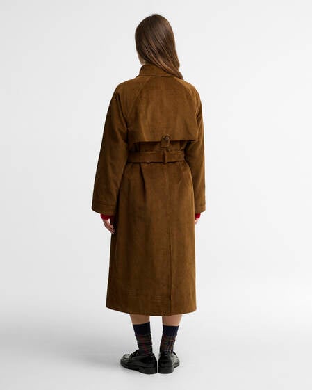 Antonella Cord Trench Coat