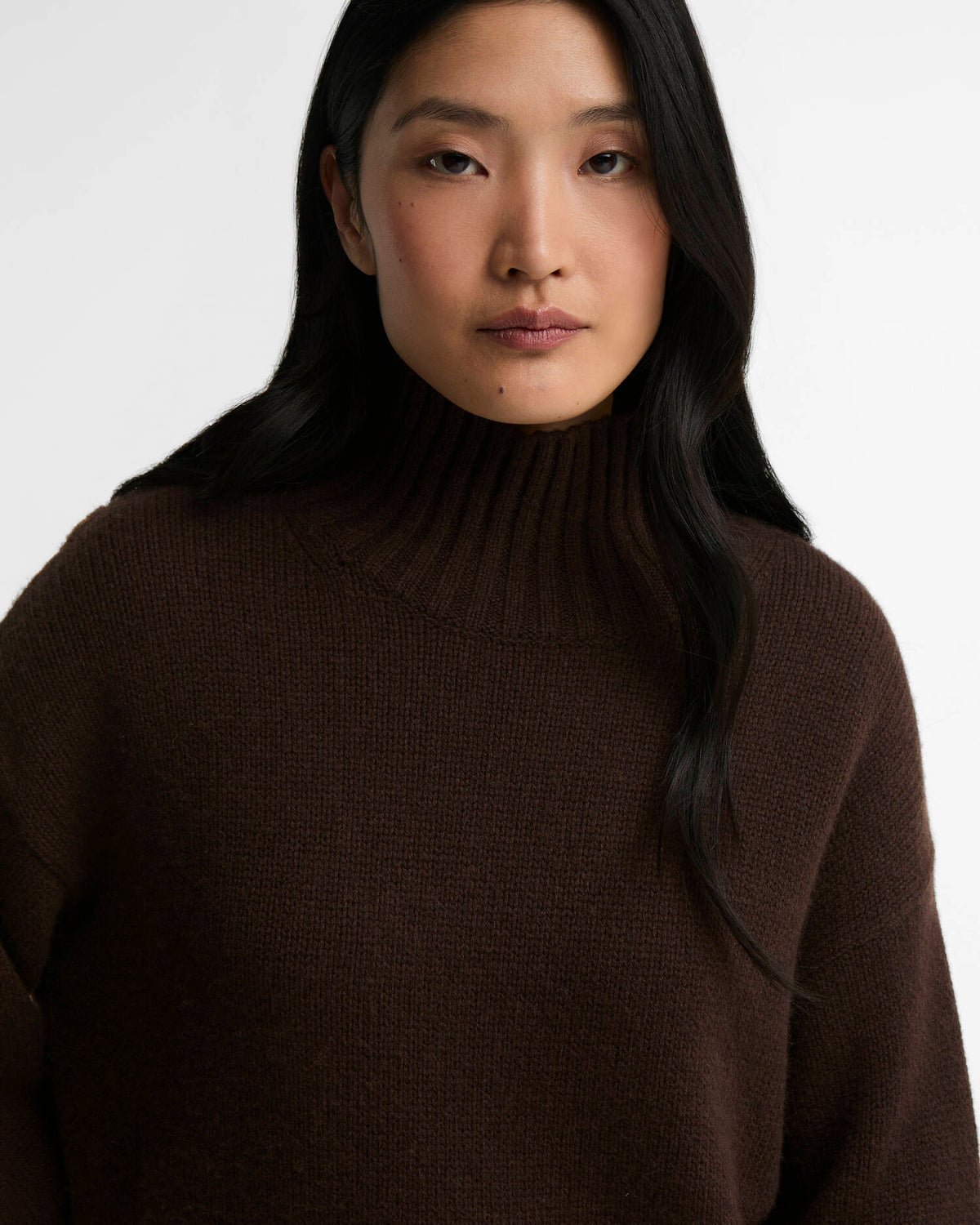 Woodhouse Cashmere-Blend Funnel Neck Jumper