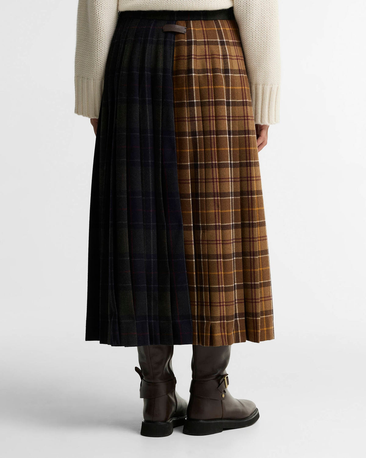 Hazelwood Tartan Midi Skirt