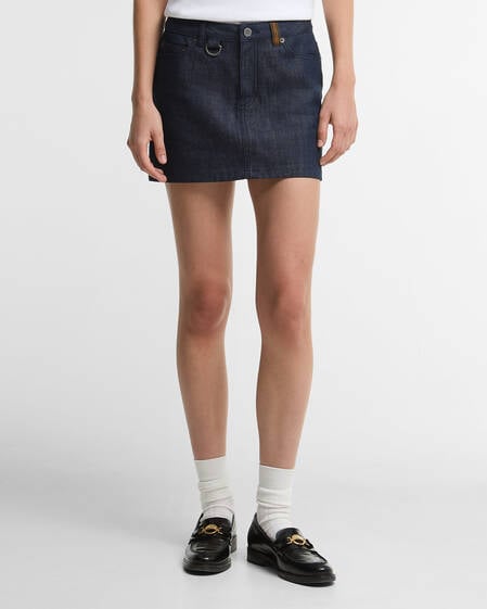 Barbour x A.P.C. Denim Mini Skirt