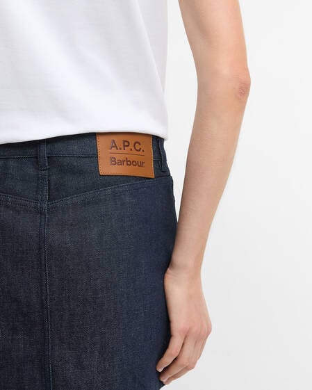 Barbour x A.P.C. Denim Mini Skirt