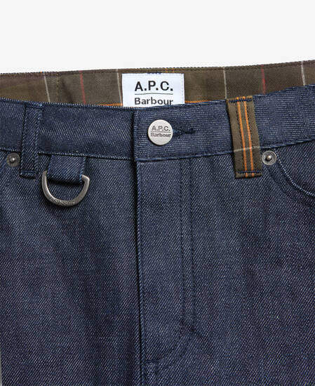 Barbour x A.P.C. Denim Mini Skirt