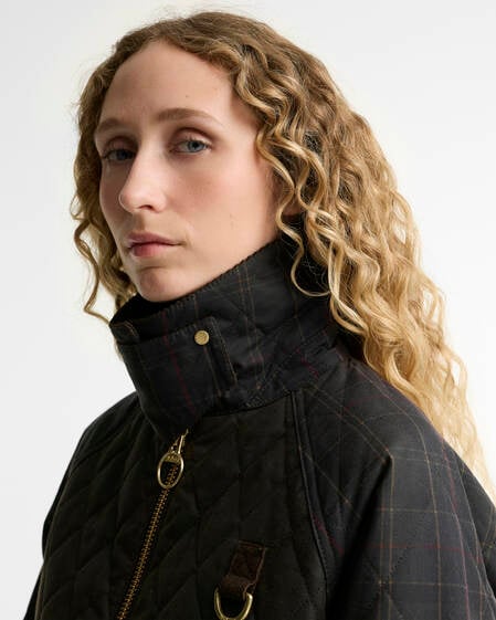 Tartan Reimagined Icons Tartan Quilted Spey Waxed Jacket