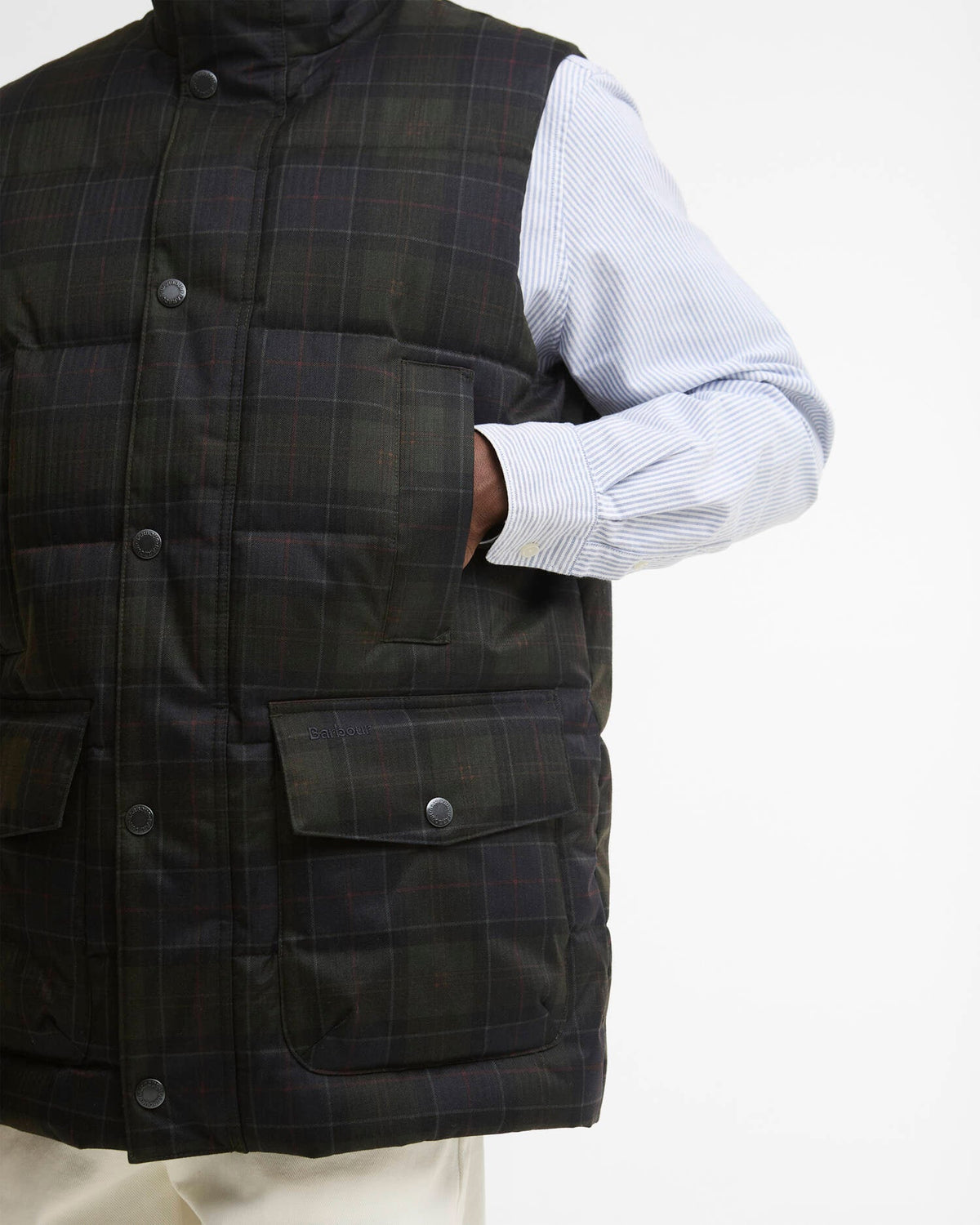 Lonnen Tartan Puffer Gilet