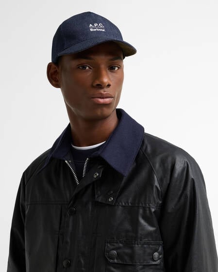 Barbour x A.P.C. Denim Cap