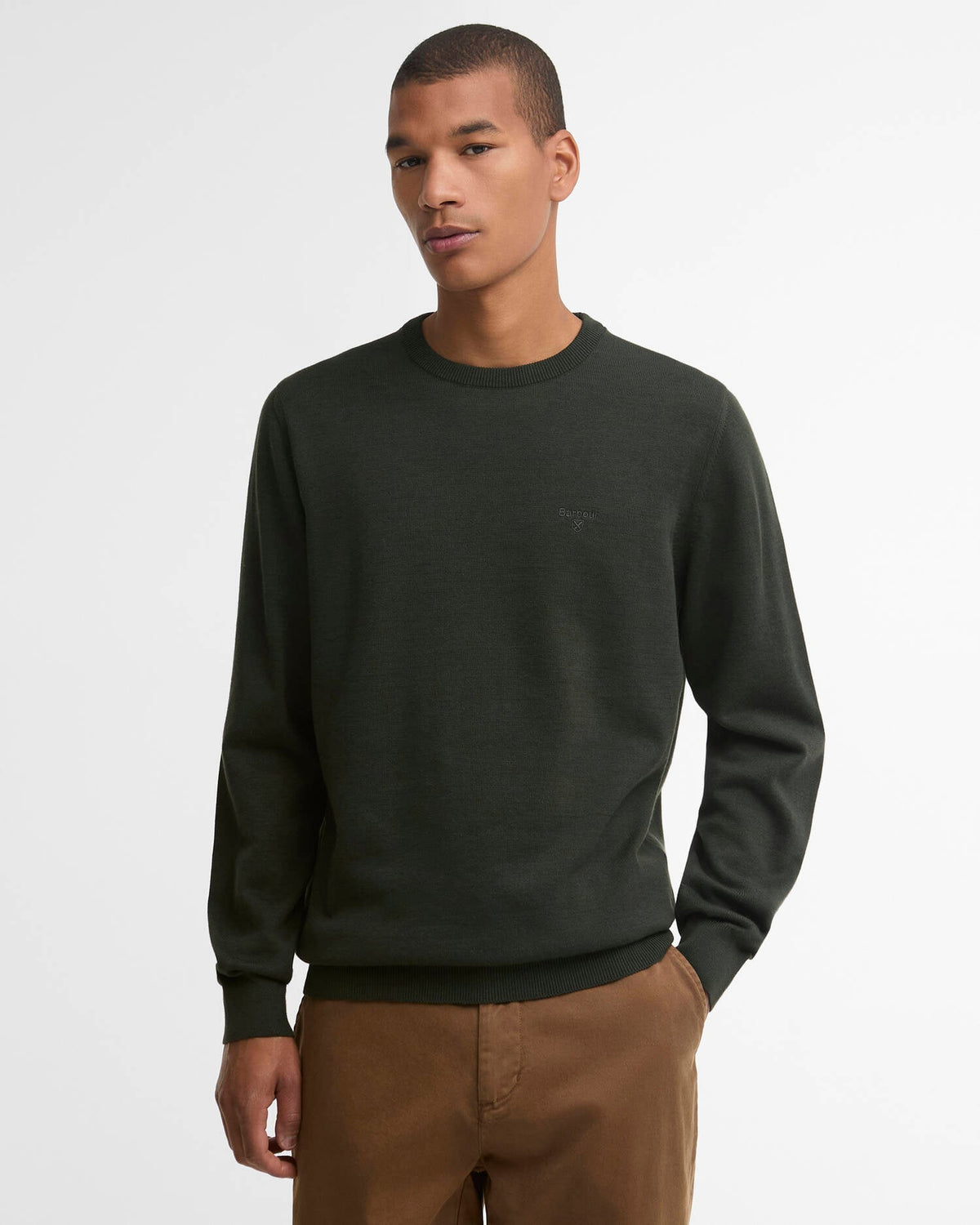 Pima Cotton Crew Neck Jumper