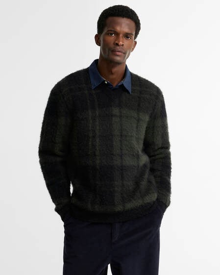 Hunham Tartan V-Neck Jumper