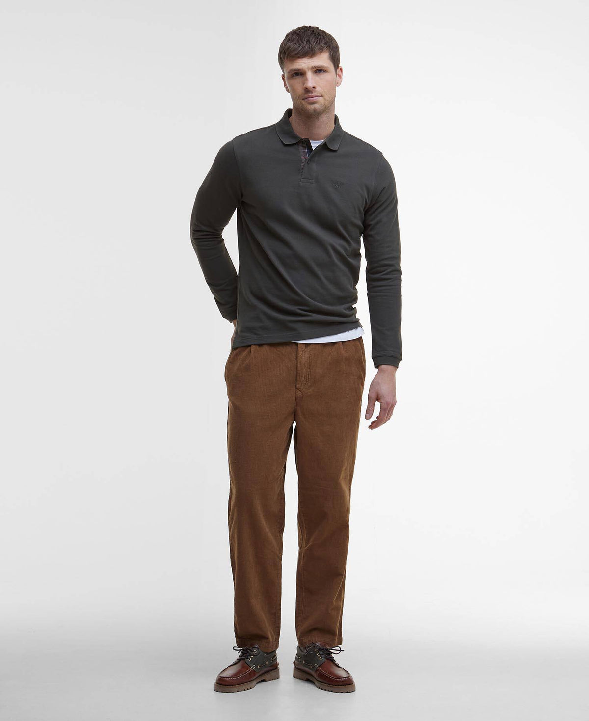 Essential Long-Sleeved Polo Shirt