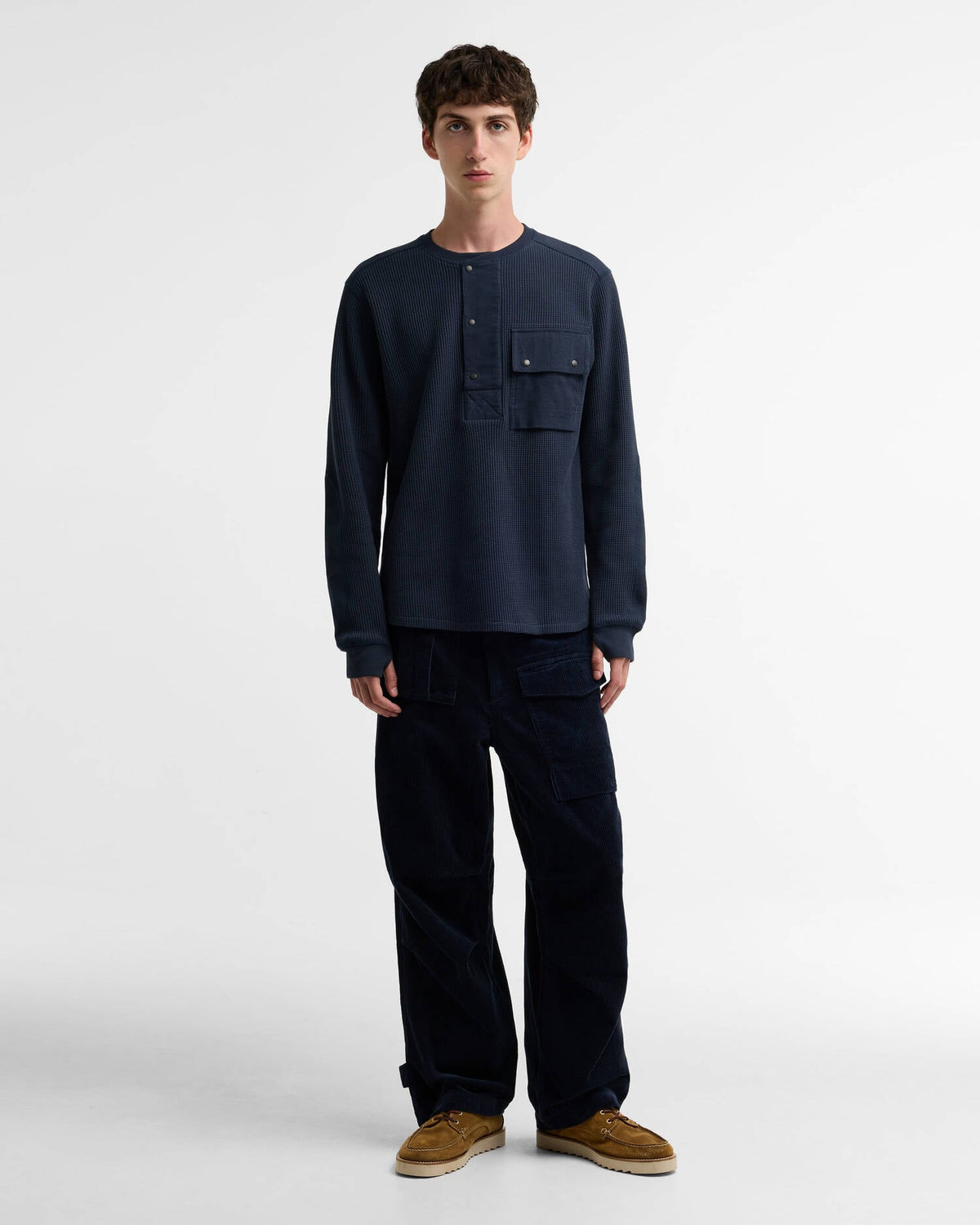 Barbour x Norbit Relaxed Waffle Shirt