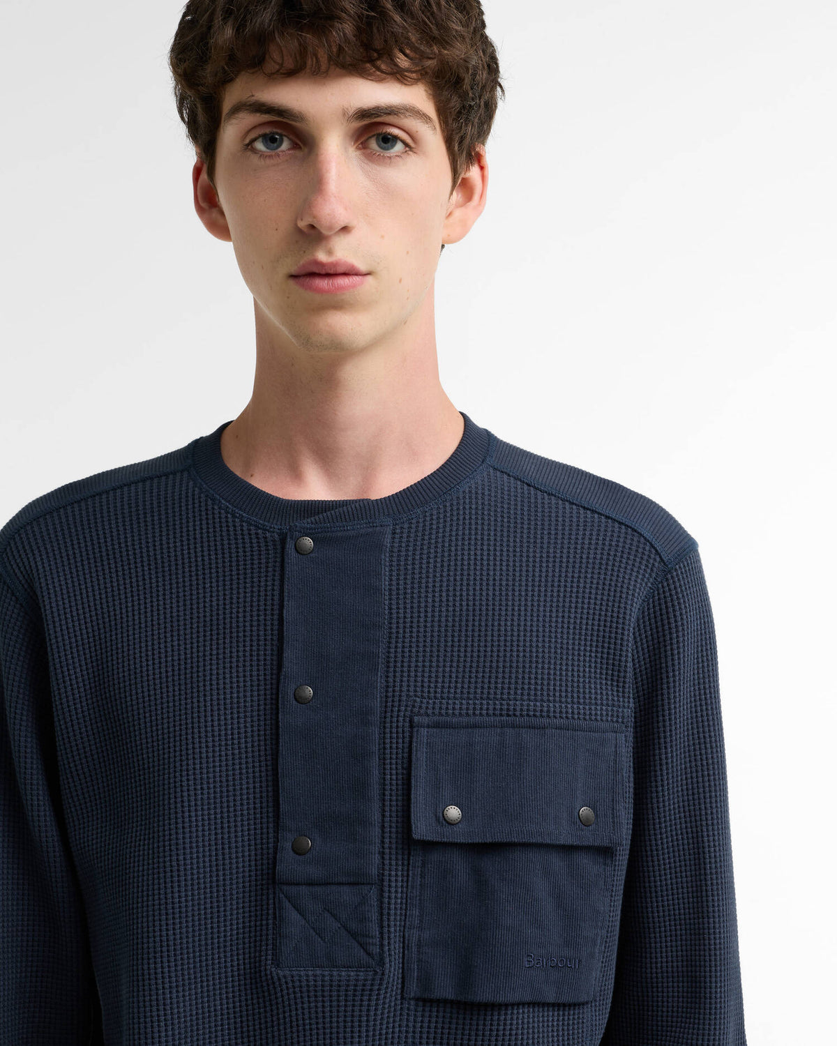 Barbour x Norbit Relaxed Waffle Shirt