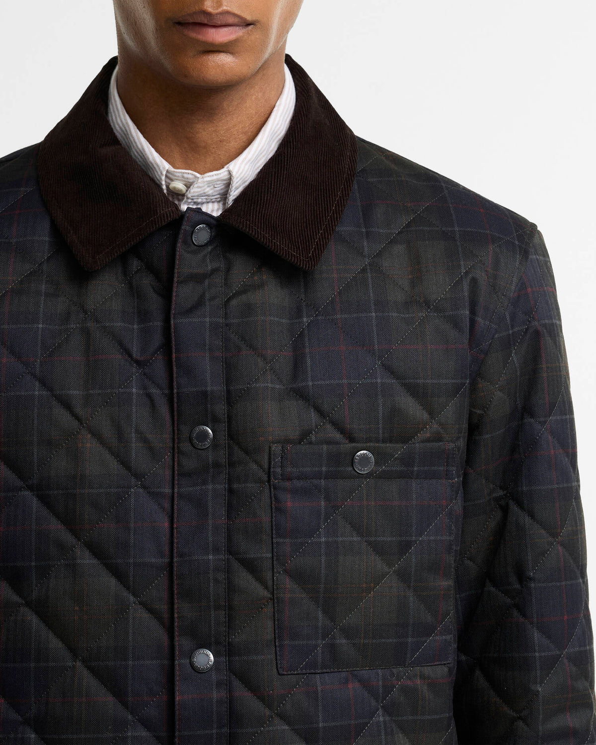 Tartan Shirt Quilted Jacket