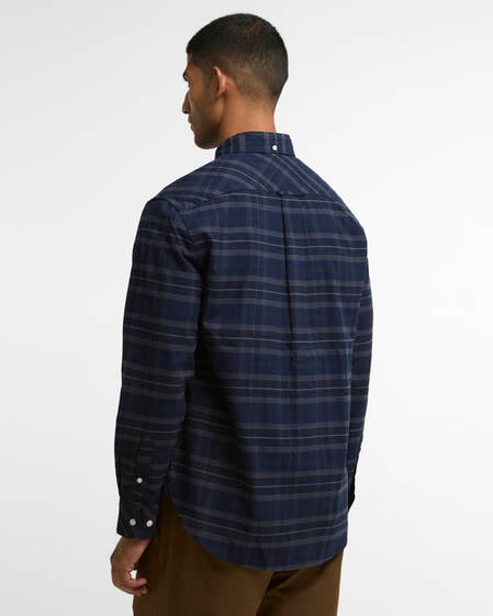 Mineral Tartan Authentic-Fit Long-Sleeved Shirt