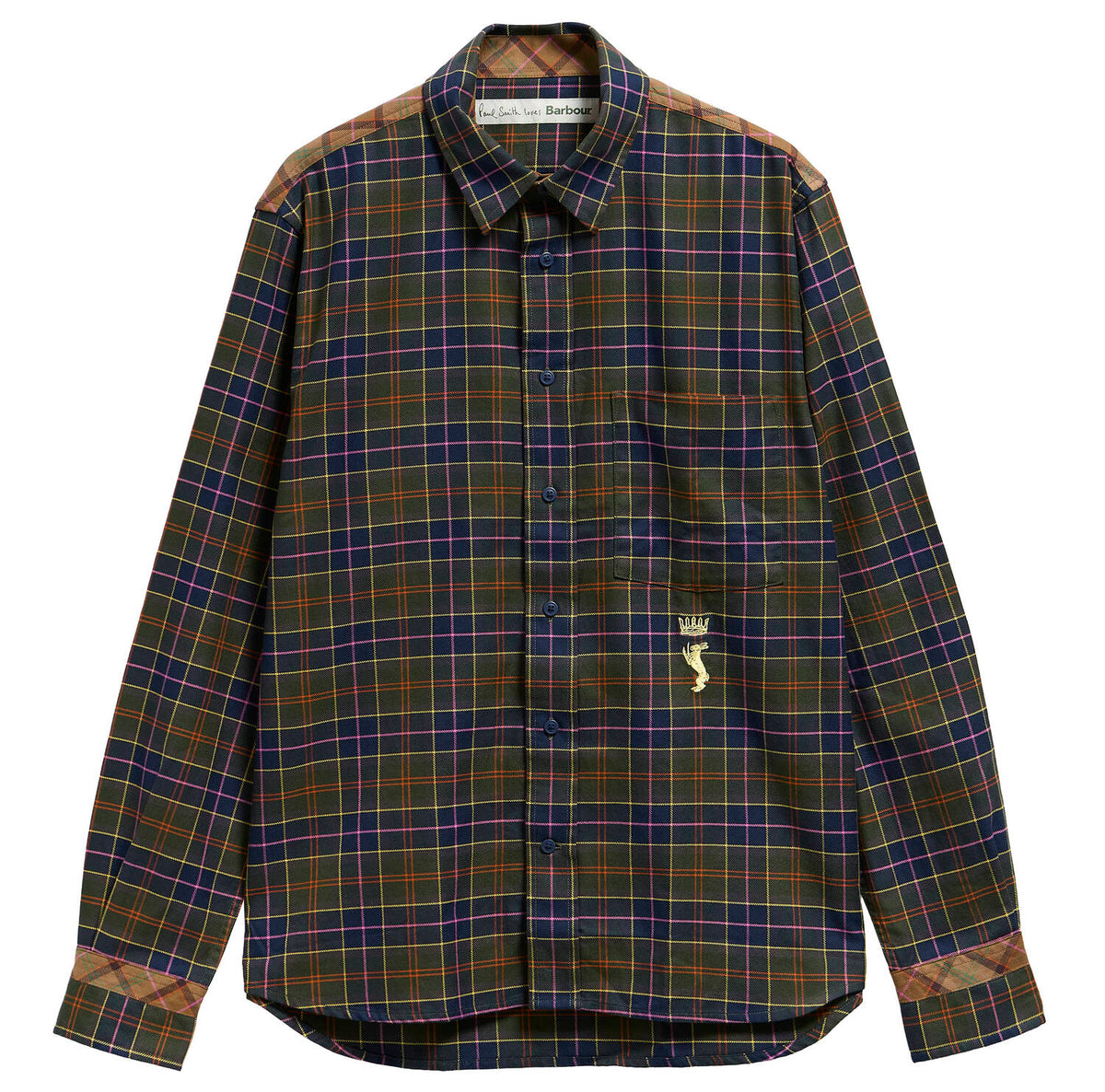 Paul Smith Loves Barbour Tartan Tailored Long-Sleeved Shirt