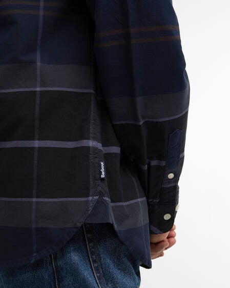 Mineral Tartan Dunoon Authentic-Fit Shirt