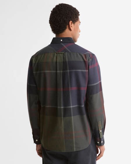 Dunoon Tartan Authentic-Fit Long-Sleeved Shirt