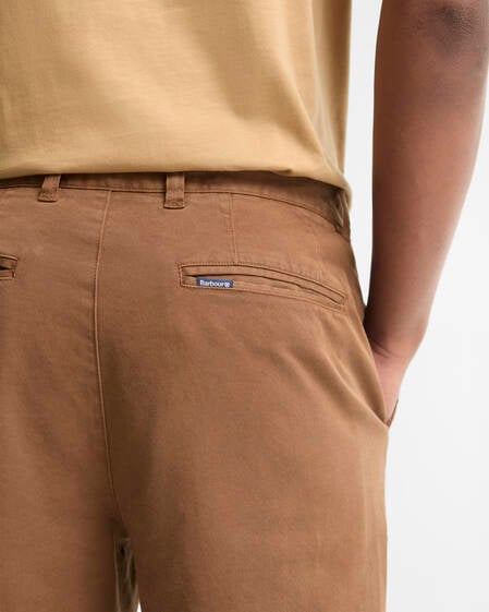 Washed Stretch Tailored Trousers
