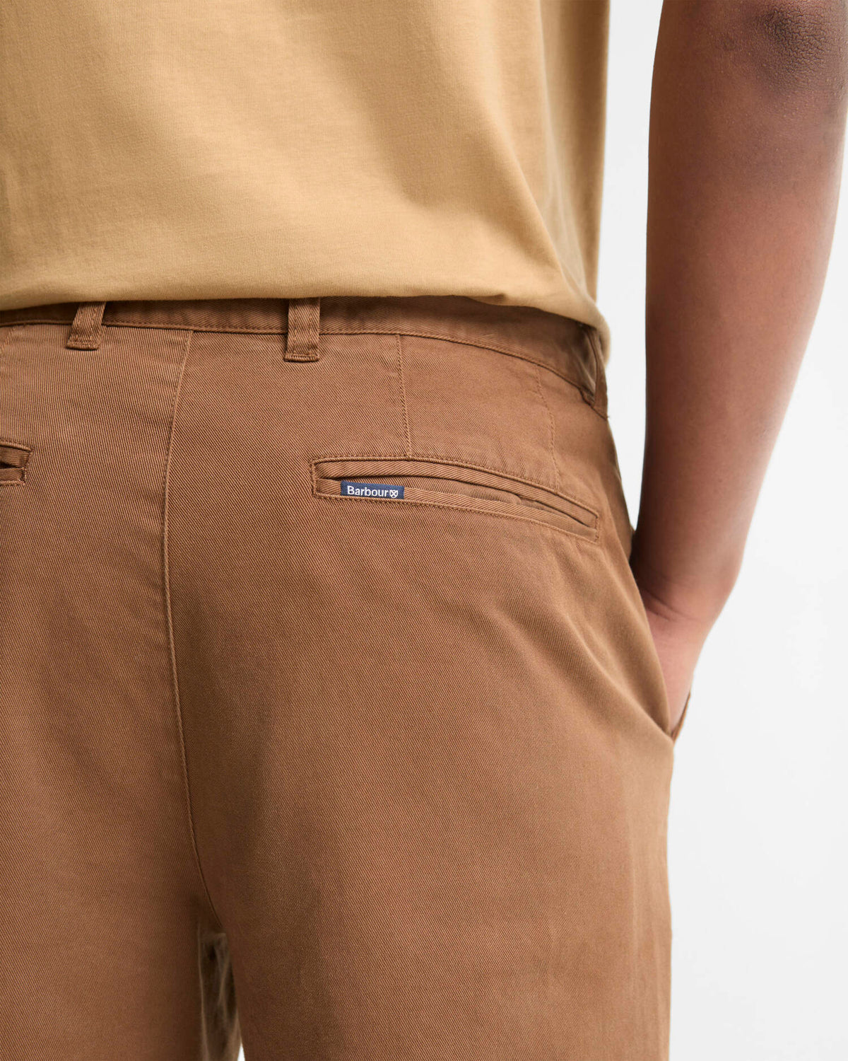 Washed Stretch Tailored Trousers