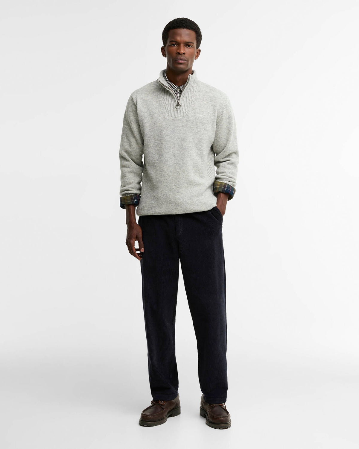 Stretch Cord Relaxed Trousers
