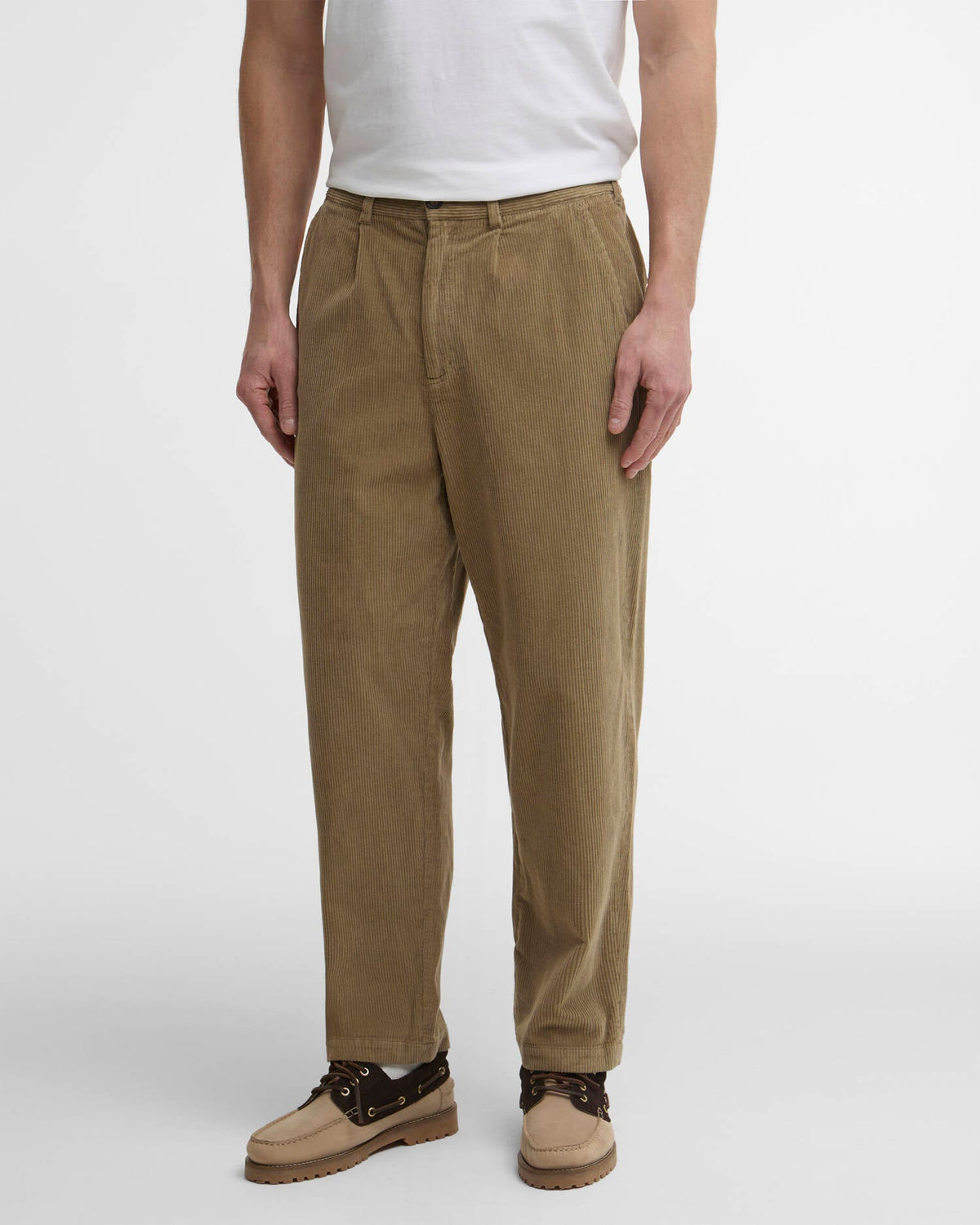 Stretch Cord Relaxed Trousers