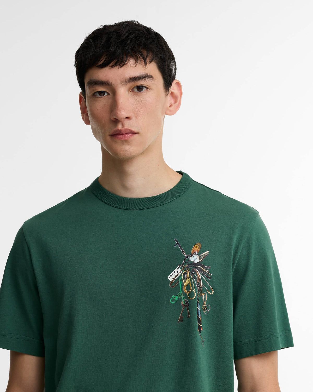 Paul Smith Loves Barbour Key Graphic T-Shirt
