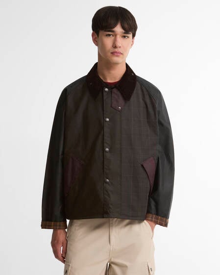 Patchwork Transport Waxed Jacket
