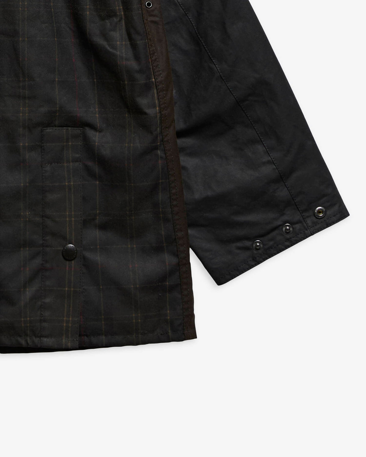 Patchwork Oversized Bedale Waxed Jacket