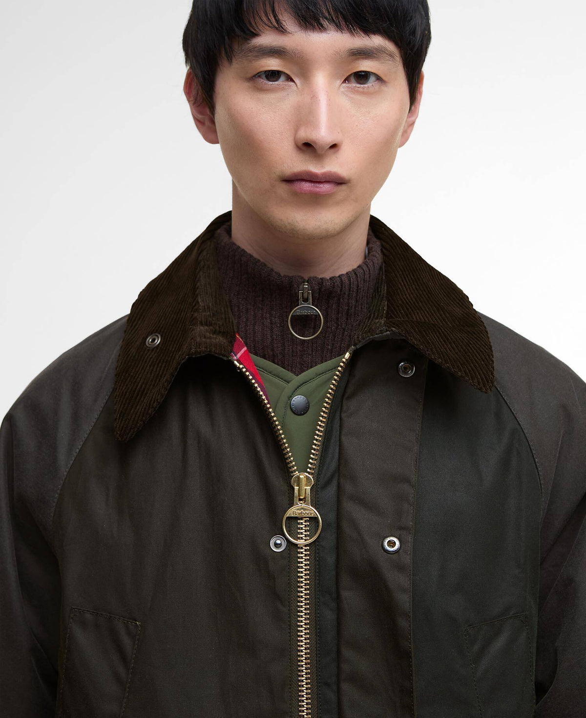 Patchwork Oversized Bedale Waxed Jacket